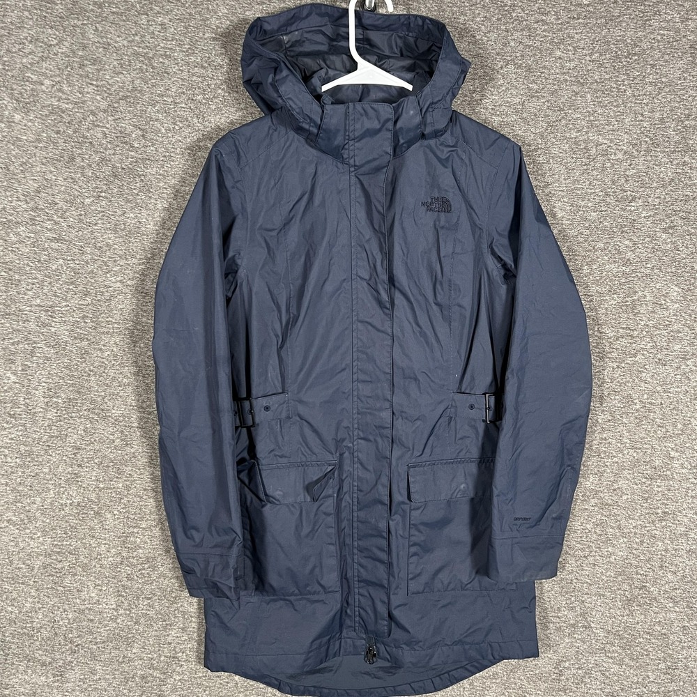 The North Face Jacket Womens Small Blue DryVent Waterproof Hooded Parka‎ Coat